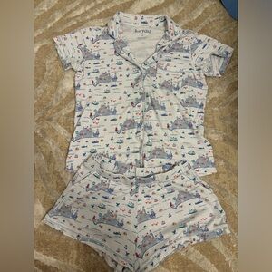Katydid Martha’s vineyard polo pajama set- size small